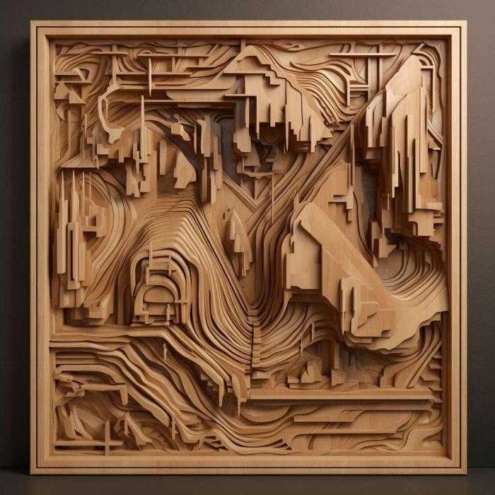 نموذج ثلاثي الأبعاد لآلة CNC 3D Art 